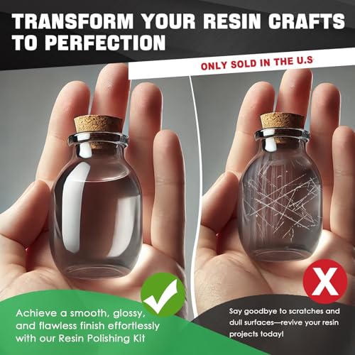 Premium Epoxy Resin Polishing Kit - Epoxy Resin Polishing Compound,for Scratching, Sanding, and Polishing - Image 4