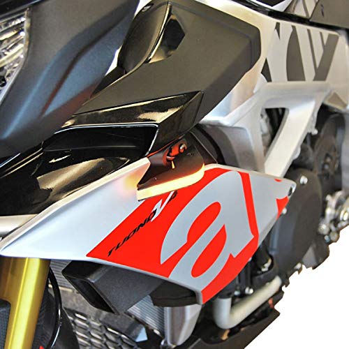 New Rage Cycles Front Turn Signals Compatible with Aprilia Tuono 1100 V4 (2015-2019)