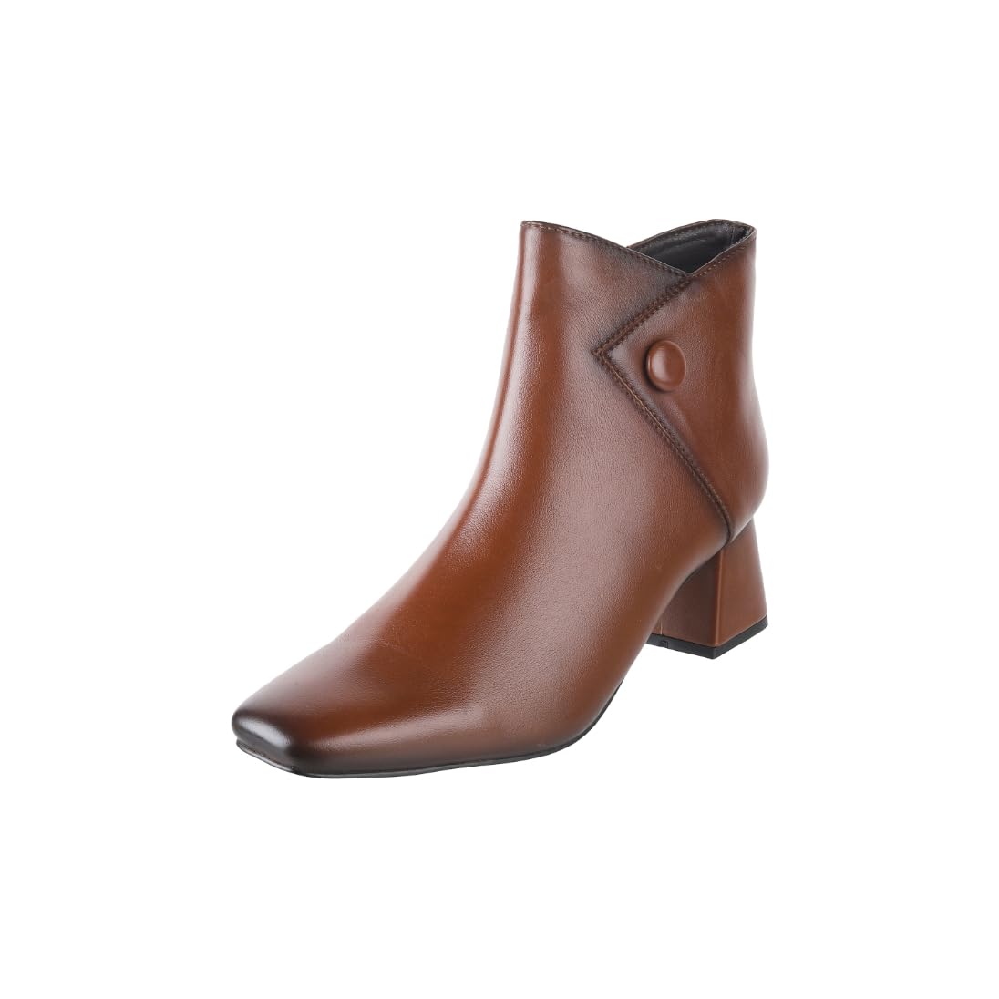 Women Faux Leather Sleek Slip-On Casual Boots-image-18