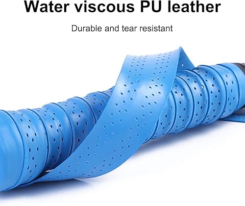 Miniatura 2 de MiOYOOW 5PCS Racket Grip Tape, Anti Slip Breathable Badminton Racket Grip Holster for Tennis, Badminton, Squash Rackets Grip, Fishing Rod