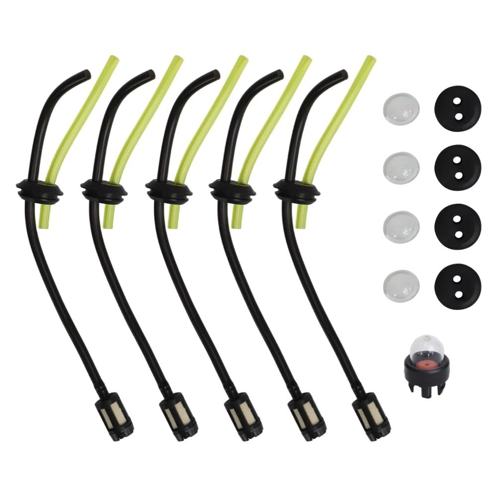 Grass Trimmer Fuel Line Filter Kit Petrol Hose Seal With Gasket Primers For Brush Cutter Lawn Mower(14pcs)