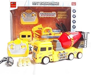 Next Store Electric Cement Mixer Truck for Kids, Large Remote Control Construction Vehicle Toy, Realistic Lighting and Design, Perfect Gift for Vehicle Enthusiasts 6+