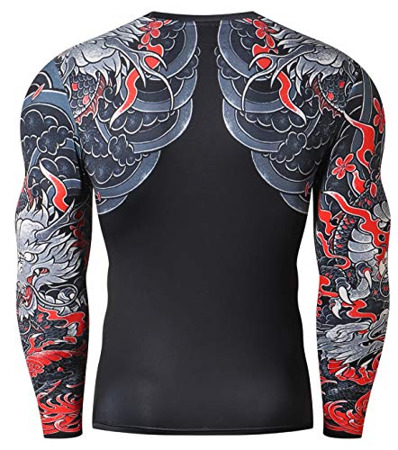 Cool Dry Compression Long Sleeve Baselayer Athletic Sports T-Shirts/Compression Crew Neck Long Sleeve T-Shirts3