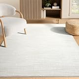 Abani Cream Area Rug - 6' x 9' - Living Room & Bedroom - Textured Weave Design - Indoor Use - Easy to Clean, Stain Resistant, Non-Shedding - Neutral Collection