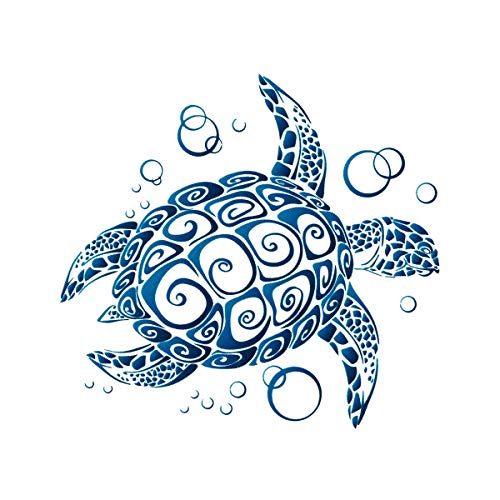 Peace Resource Sea Turtle Bumper Sticker 3.25x3.5 Inches