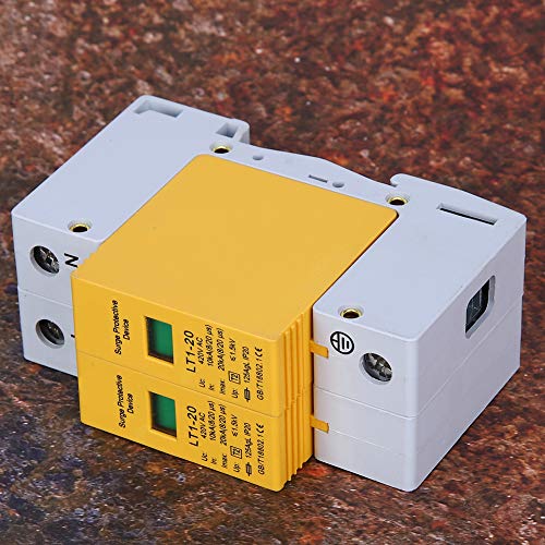 Disjoncteur contre les surtensions 2P durable pour protection électronique maison