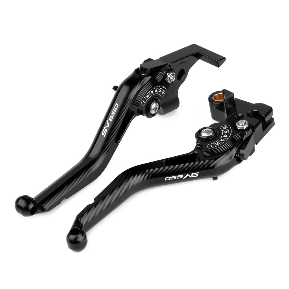 Pour SV650/X SV 650 2016 2017-2022 Levier d'embrayage et Frein, Aluminium Levier Frein Embrayage Moto Réglable