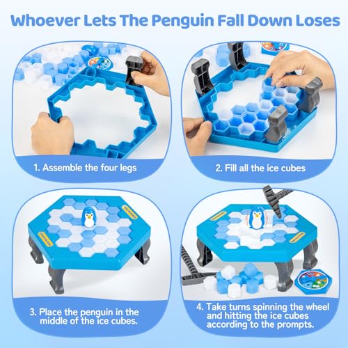 Juego Mesa Penguin Trap Save Penguin On Ice miniatura 4
