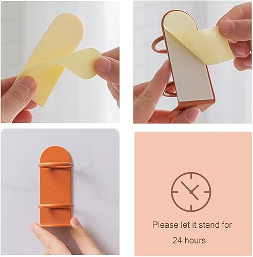 Miniatura 3 de Soporte eléctrico para cepillos de dientes, soporte para cepillos de dientes de pared, ecológico, poderoso, para baño, sin perforaciones, paquete de