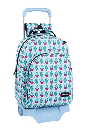Mochila de Blackfit8 Cactus Oficial con Carro Incluido y Base Protectora