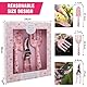 weiclianhp Gartenwerkzeug Set, 4 Stück Gartengeräte mit Geschenkverpackung, Gartenzubehör mit Handschuhe, Gartenschaufel, Gartenschere, Gartenkralle für Frauen für Gartenliebhaber