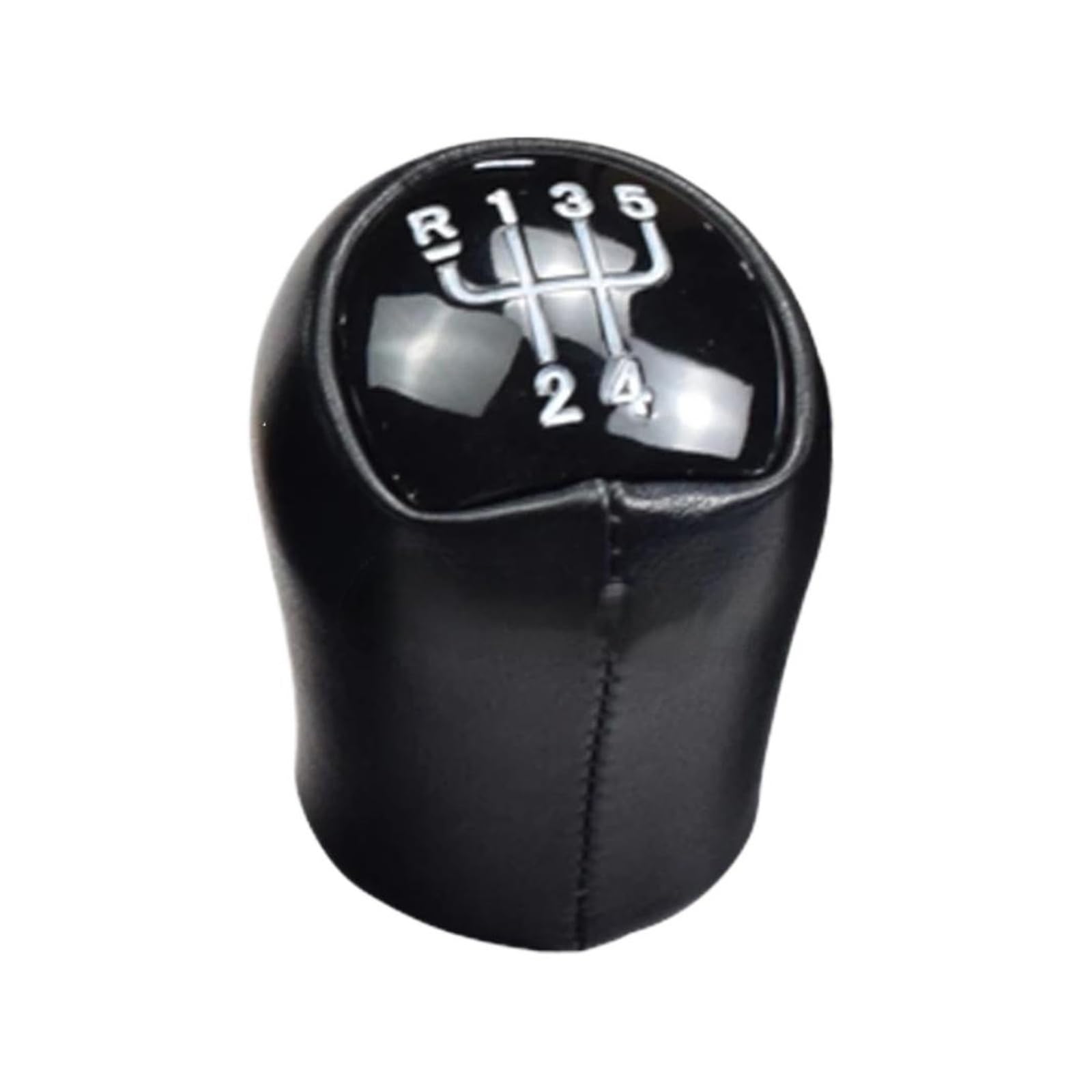 Lozopmtmld Leather Matte Black For Twingo For Scenic For Megane Laguna Kangoo Sporty Gear Shift Knob