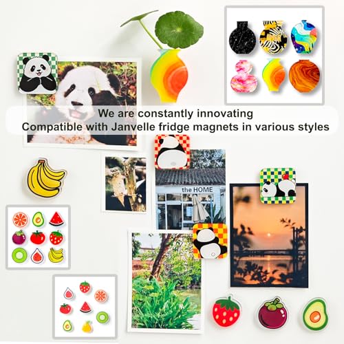 9 imanes decorativos de nevera con diseño panda miniatura 5