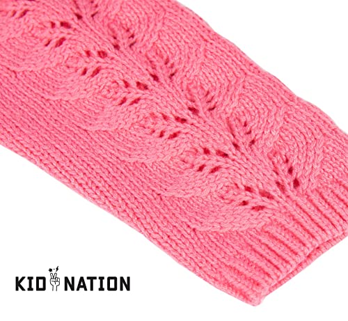 Image of Kid Nation Girls Sweaters for Teen Girls Toddler Girl Cute Knit Crewneck Pullover