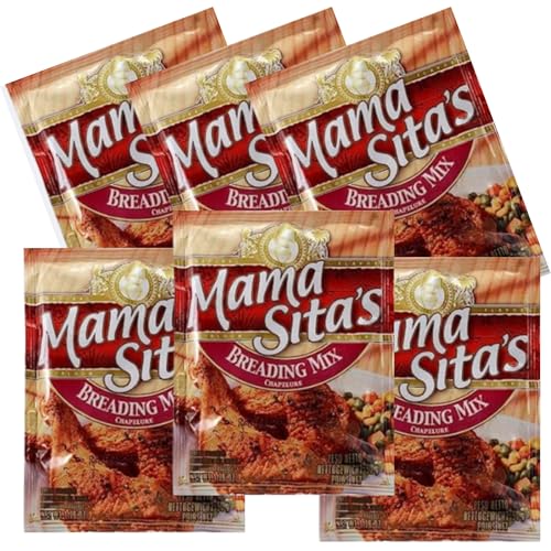 Mama Sita's Mezcla para empanar, 50 g, paquete de 6