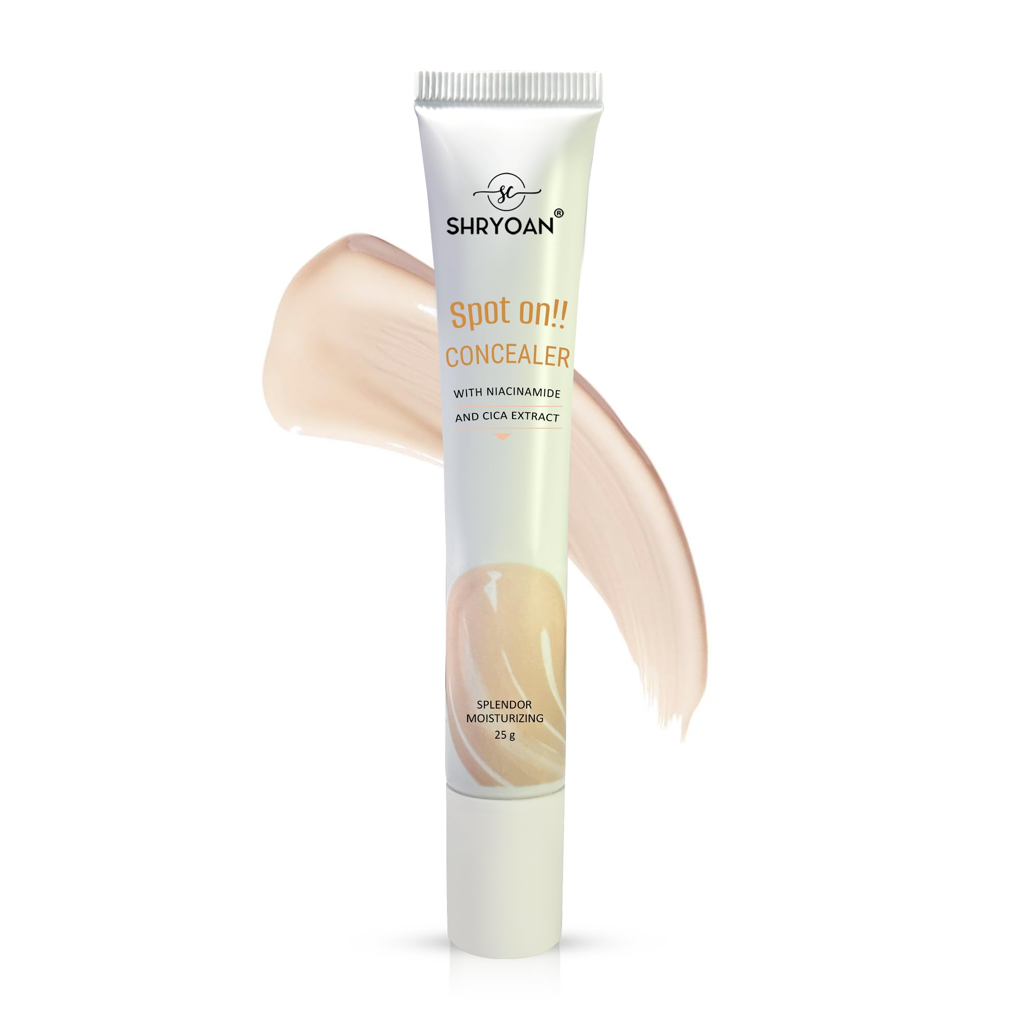 Shryoan Spot on Concealer I Lightweight Formula | Full Coverage with Niacinamide and Cica Extract to Keep Skin Hydrate & Nourished (25 gm)