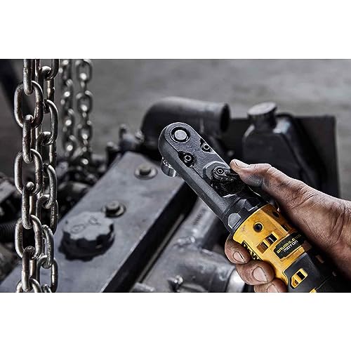 Clé à cliquet DEWALT XR 18V Brushless Batteries 2 x 1.7 Ah Têtes interchangeables 14' 38' et porte embout hexagonal 14' DCF510E2G QW - vue 6