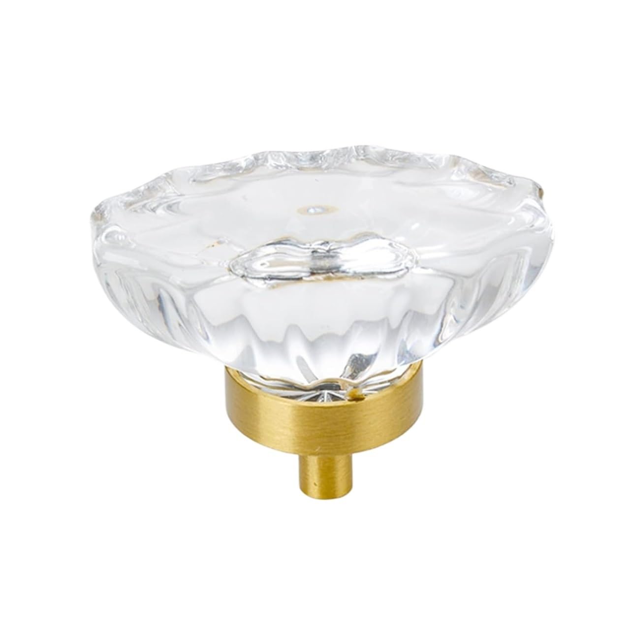 SBZIOJHDR Door Handle, Glass Crystal Decorative Knob,Modern Furniture Hardware,Cabinet Dresser Handle, Kitchen Pull Knobs(Transparent)