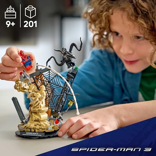 Image of LEGO ǀ Marvel Epic Battle: Spider-Man vs. Sandman and Venom Super Hero Building Toy - 76334