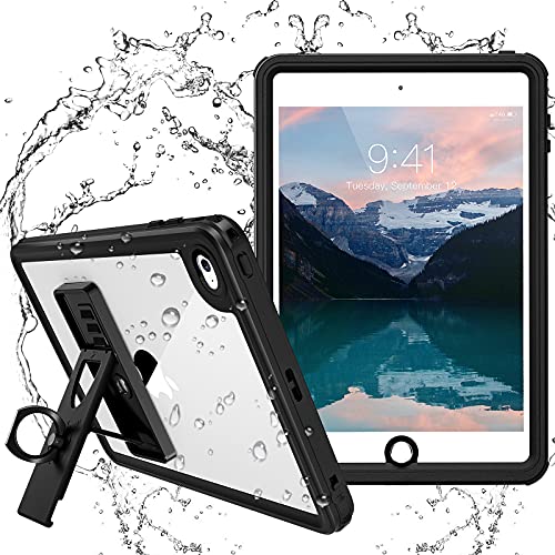 Temdan for iPad Mini 4 Case Mini Waterproof Case with Built in Screen Protector, Rugged IP68 Waterproof Case Shockproof Mini iPad Drop Proof Case for Apple iPad Mini 4th 7.9 inch