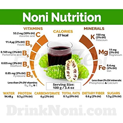 Fijian Noni®100% Pure Certified Organic Juice. Rich In Antioxidants. Today's Deal (Single 1 Liter) A Gift Of Nature. #TOP5