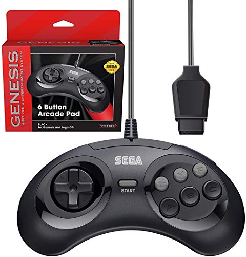 Retro-Bit Official Sega Genesis Controller 