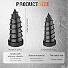 PUSKIU Tire Repair Rubber Nail Kit with 2 Sizes, Screw in Tire Plugs Rubber Screws, Tire Repair Screws for Tubeless Tires, Fast Emergency Tire Repair for Car Motorcycle Bike Truck (20 Pcs) #5