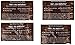 Jerky.com's Classic Exotic Jerky Variety Sampler Pack - Jerky Variety Pack with 4 Types of Jerky - Buffalo, Wild Boar, Venison Jerky, and Elk Jerky - Exotic snacks, High-protein, All-Natural, Keto Diet, No Added Preservatives (4 oz)