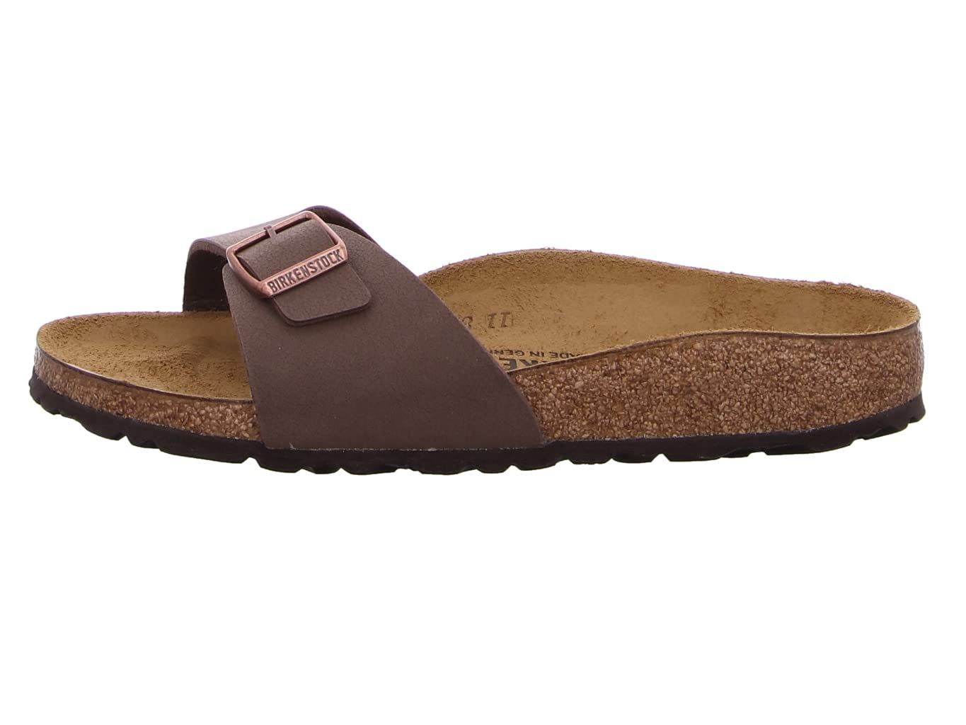 Birkenstock Madrid Sandali Unisex Adulto, Marrone (Mocca Nubuk), 44