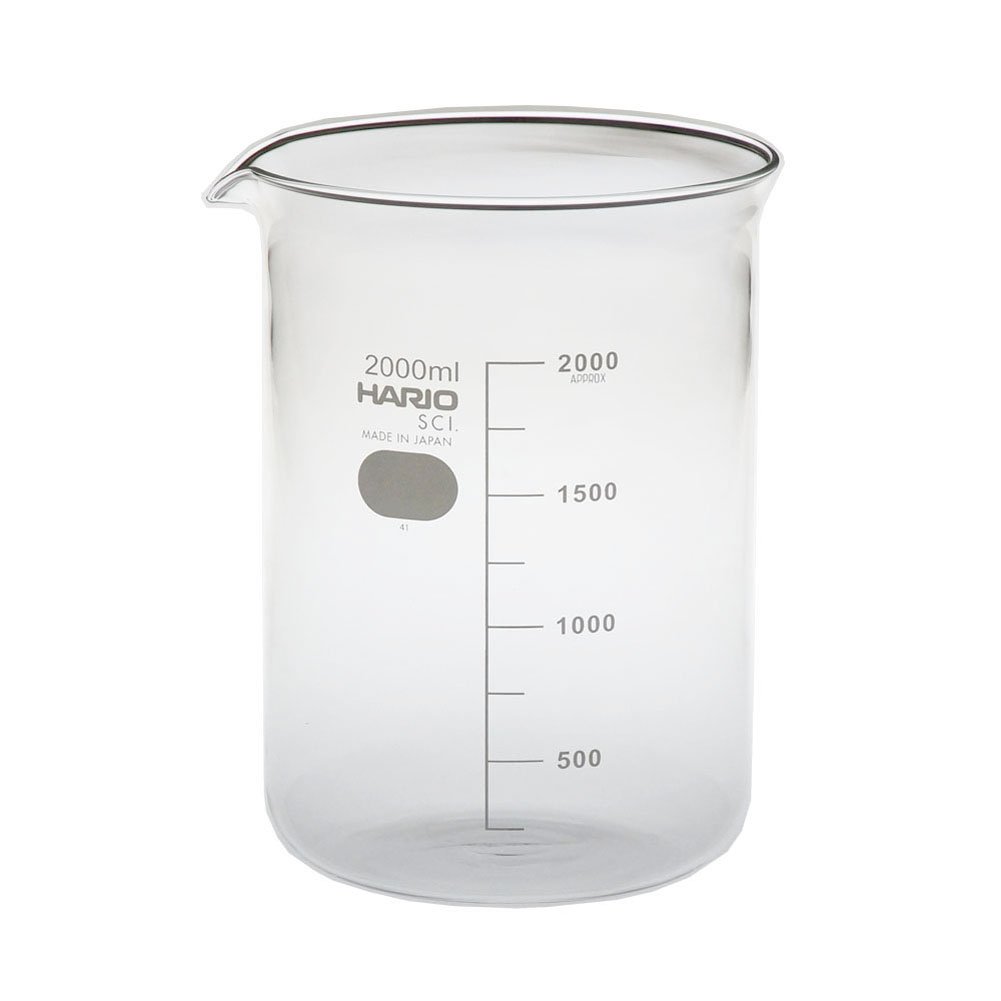 HARIO B-2L-H32 Beaker, 6.8 fl oz (2,000 ml), Made in Japan