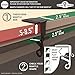 [Fireplace Stocking and Garland Hanger] - Each Mantle Holder Has Two Hooks for Dual Purpose - Hold Christmas Stocking and Hang Garland - Durable Wrought Iron - Padded Contact Points (3 Pack - Brown)