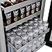 ZLINE Autograph Edition 24 in. Touchstone 151 Can Beverage Fridge With Solid Stainless Steel Door And Champagne Bronze Handle (RBSOZ-ST-24-CB)