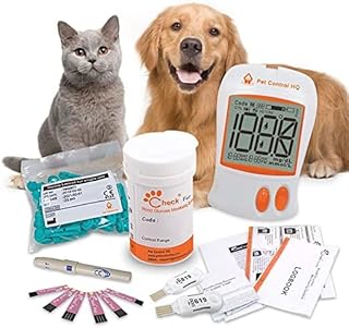 Blood Sugar Glucose Monitor Dogs/Cats + 50 Extra Strips