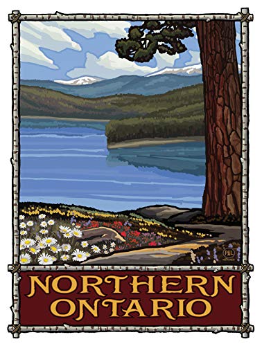Northern Ontario Lake Trails Giclee Art Print 9"x12
