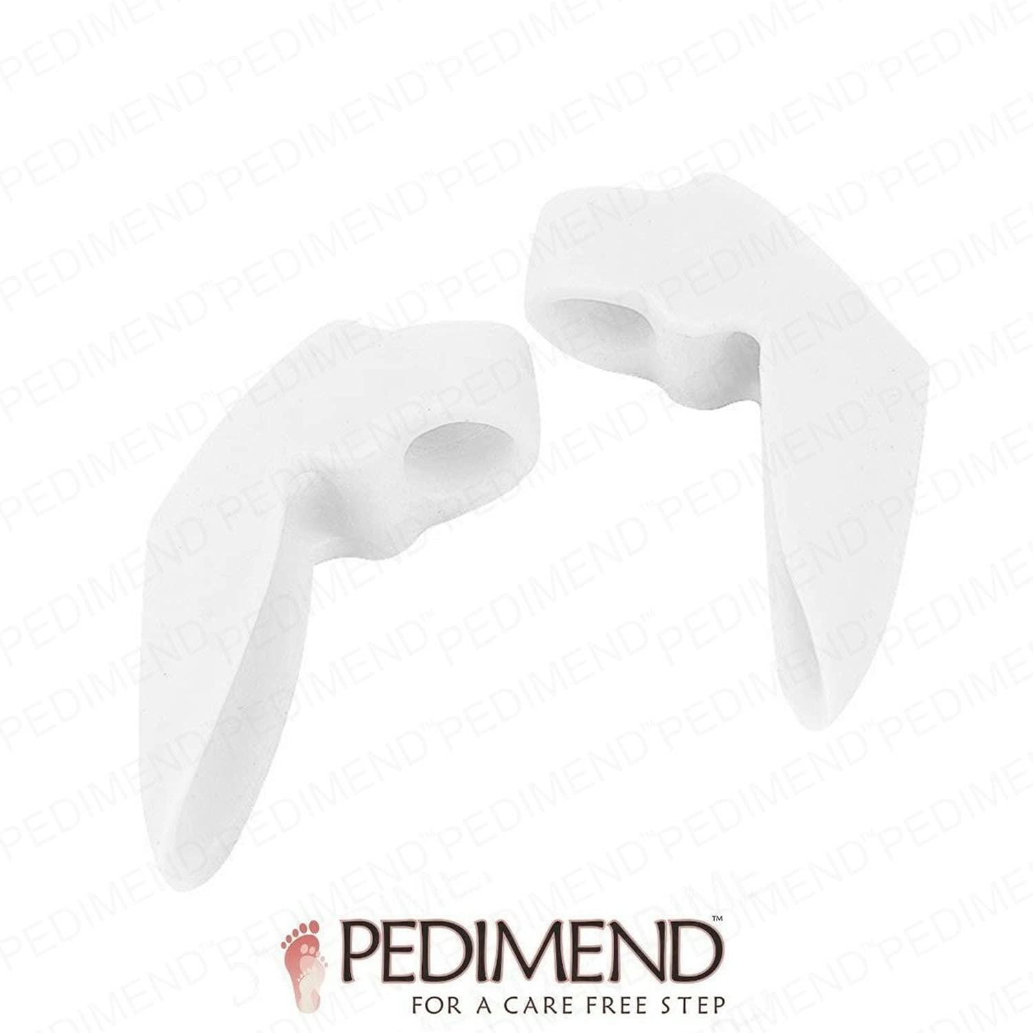 Pedimend Silicone Gel Toe Separator (8 PCs) to Align Toes - Bunion Toe Treatment, Big Toe Straightener, Toe Cushion, Avoid Friction Shoes - Toe Alignment Support – UNISEX - Foot Care