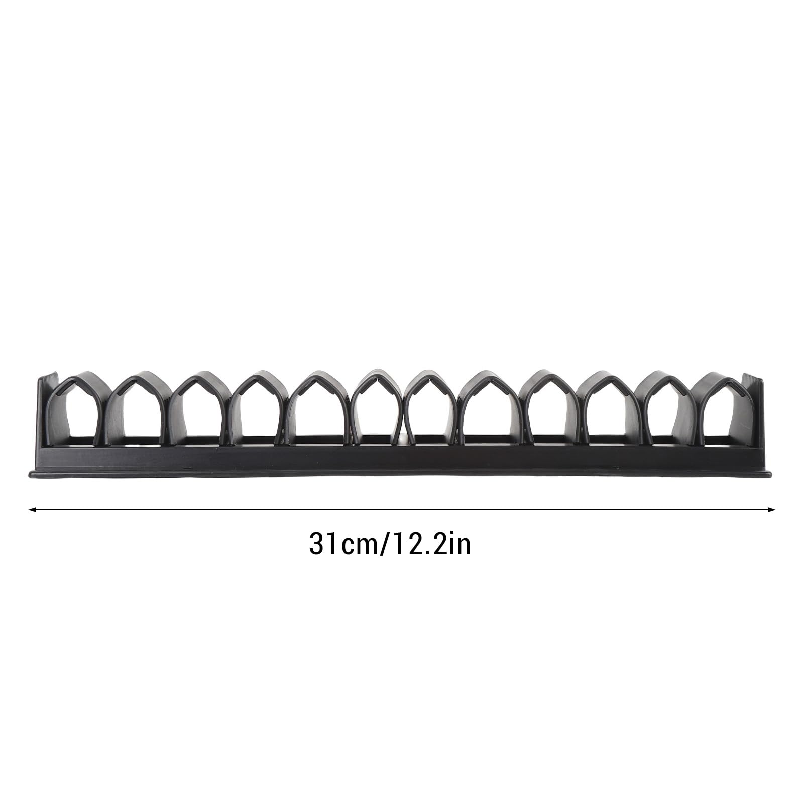 Fockety Support pour cravache de Cheval, Support Mural pour cravache et Fouet de 12,2 Pouces pour Chevaux, Organisateur de Rangement pour écuries, Peut contenir jusqu'à 12 cravaches