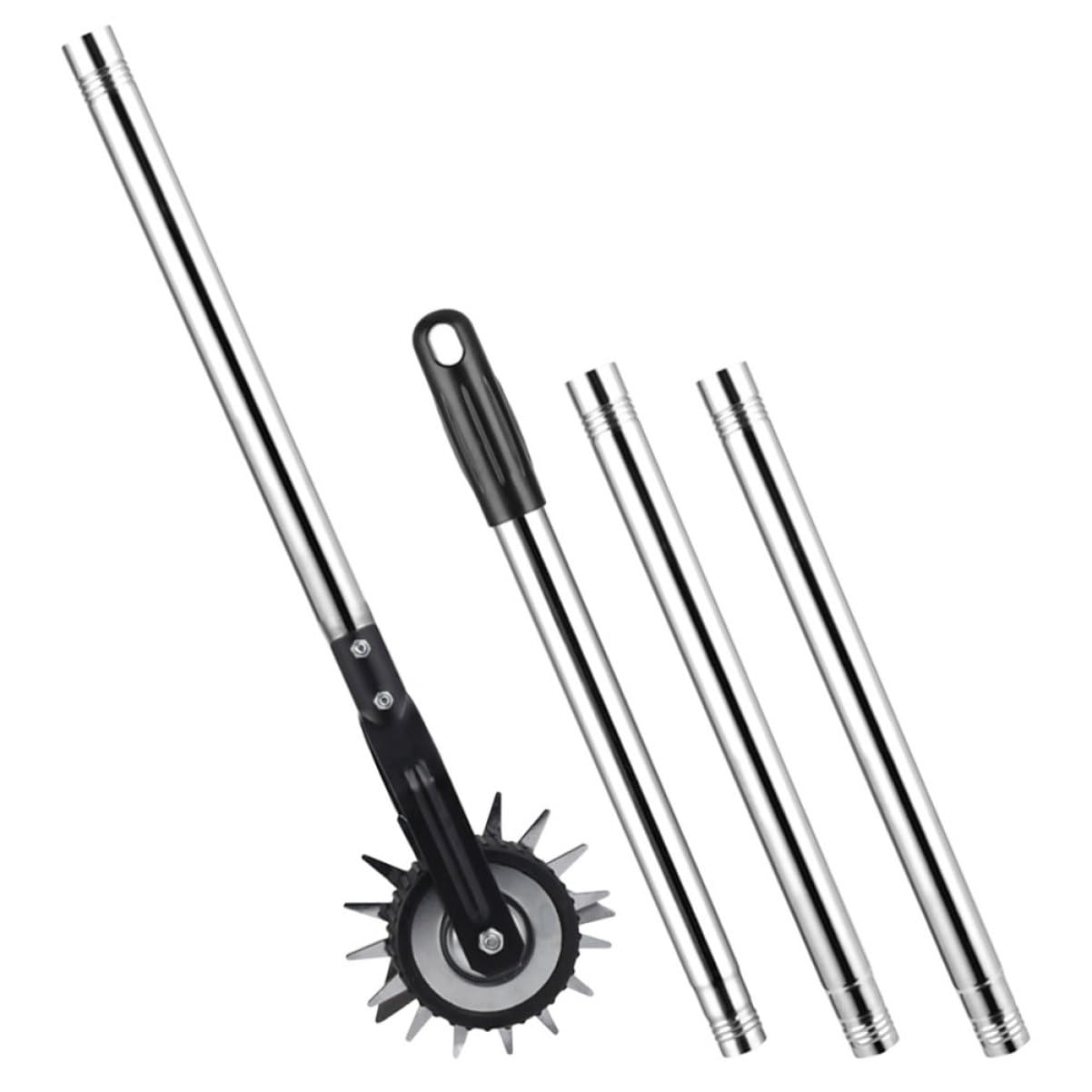 Homoyoyo Radkreis-metallkantenschneider Rasenkantenschneider mit Rädern Garten-rasenkantenschneider Metall-rasenkantenschneider Handrasentrimmer Trimmerzubehör für Einfache Mobilität