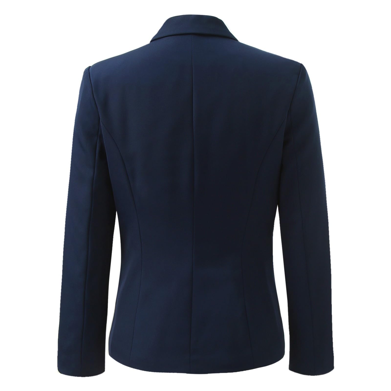 Generisch Veste de travail classique 2 pièces pour femme - Taille haute - Jupe d'affaires à 2 boutons - Élégante jupe crayon - Automne - Coupe droite - Poches jetées - Blazer moulant