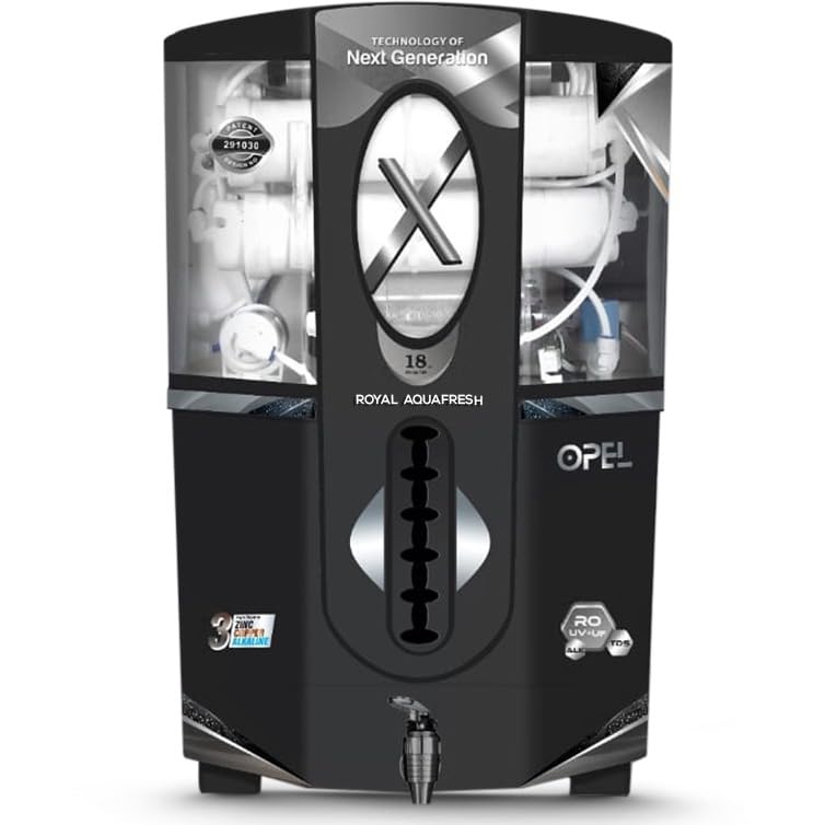 ROYAL AQUAFRESH Opel RO + UV + UF + TDS 18 liter Water Filter Electric Water Purifier RO For Home and Office (1 Year Warranty On Motor & SMPS) (Black) (1st BIS (IS 16240 :2023) CM/L8100159306)-image-27