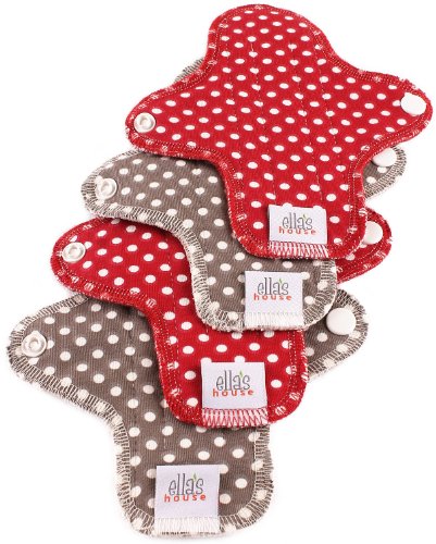 Moon Pads Mini waschbare Slipeinlage aus Bio-Baumwolle 4er-Set dots Cover
