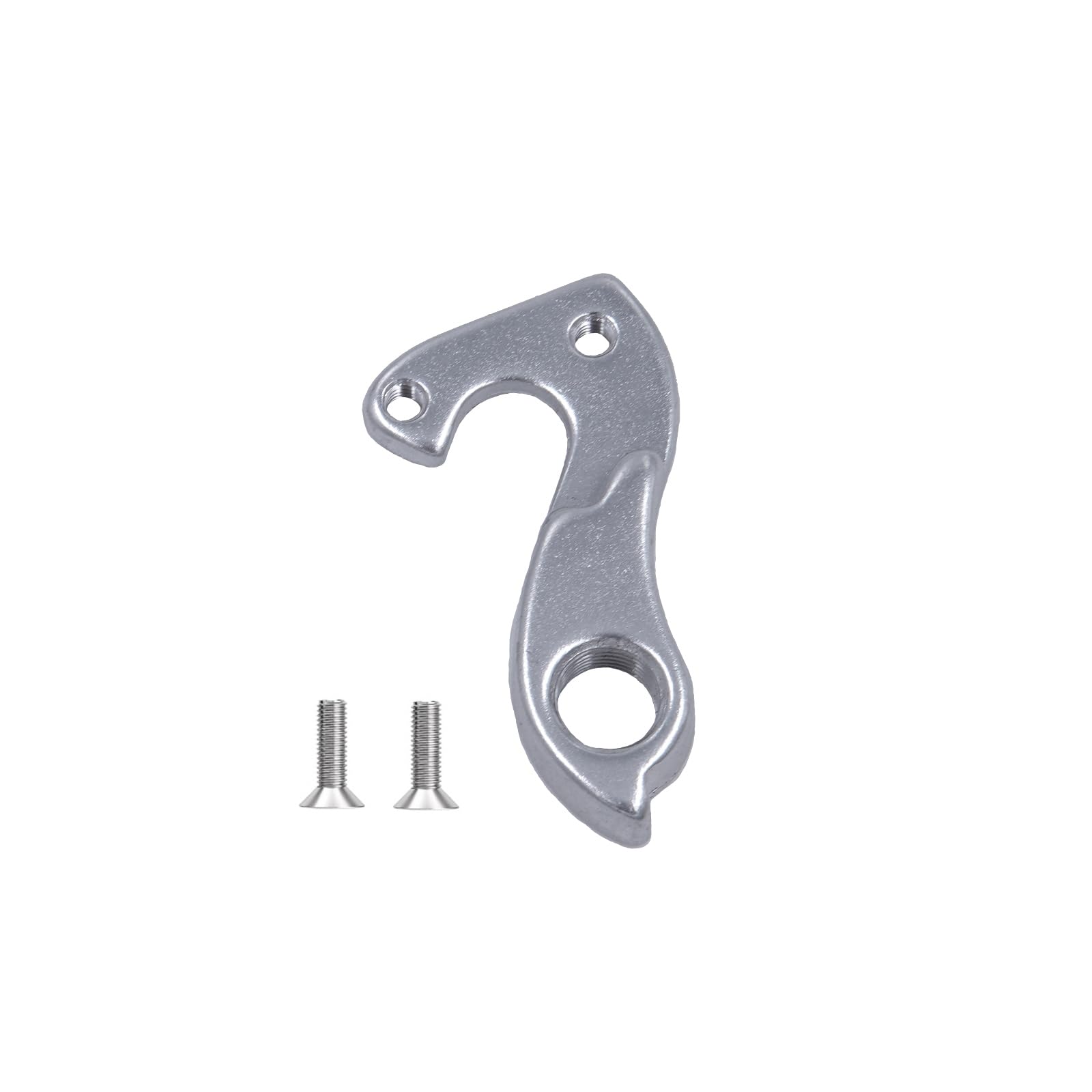 TerchPilet Derailleur Hanger 120 Replacement GH-058 – Compatible with Avanti, Fuji, Jamis, Norco, Pinarello, Stevens, Includes Mounting Bolt, Silver Aluminum Alloy