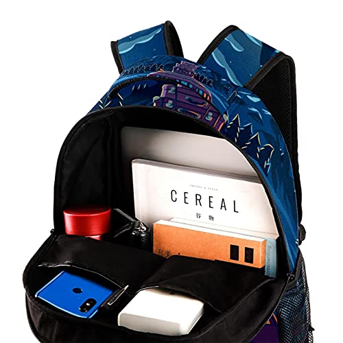 Sac à dos ordinateur portable grande capacité décontracté pour adolescente - 4