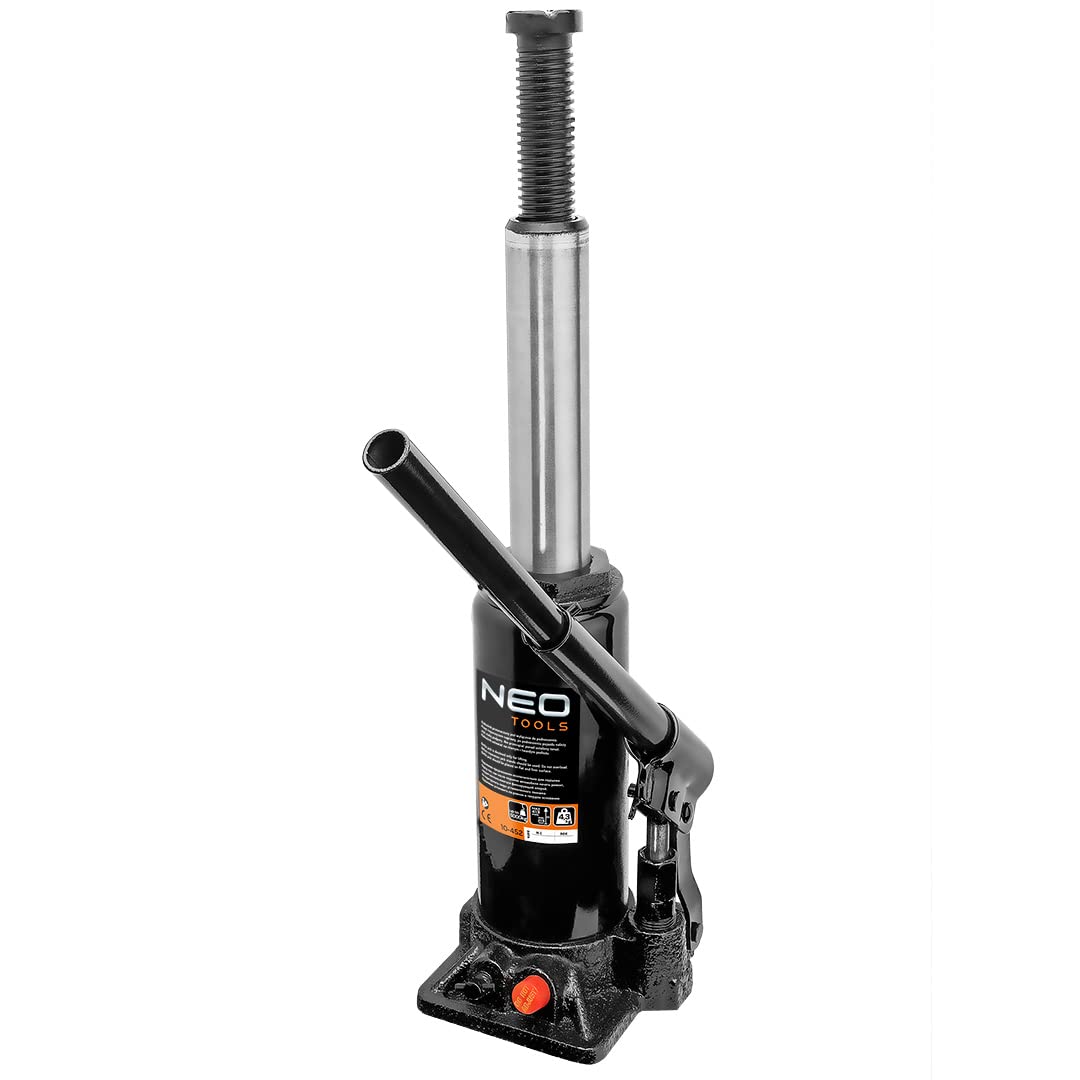 Cric élévateur à Colonne NEO 5 Tonnes - Hauteur 215-413 Mm, Poids 4.3 Kg, Acier, Usage Professionnel