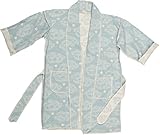 David Fussenegger Kimono Wolken, 5-6 Jahre, Baumwoll-Mischgewebe, Jade, 75 x 51 cm