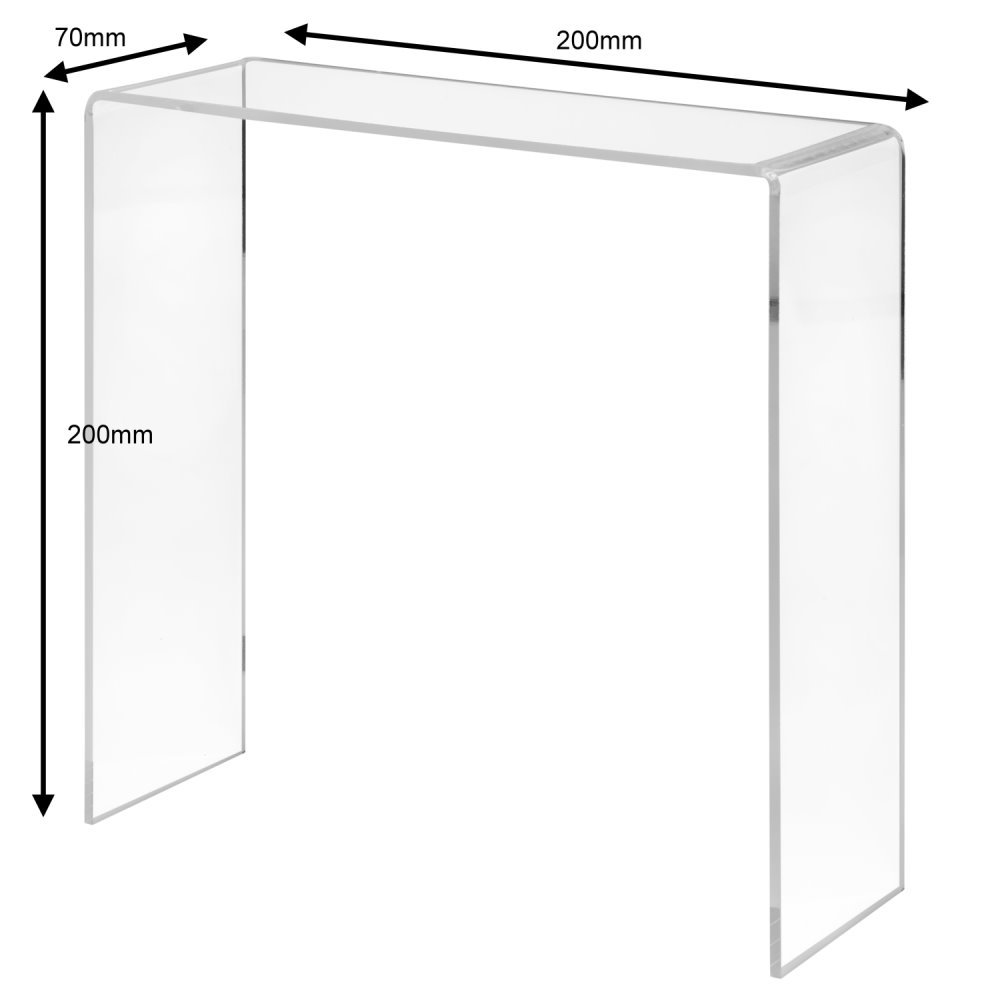 Acrylglas-Dekobrücke 150x150x150 Mm – U-Ständer Produktbild-Vorschau 6