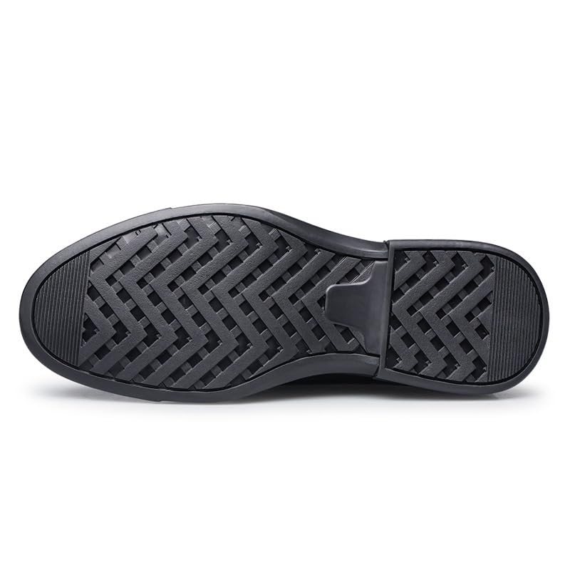 Men's Patent Leather Business Oxford Shoes Men Modern Leather Casual Scale Pattern Comfort Formal Shoes Fashion Dress Sneakers Casual Derby Shoe4