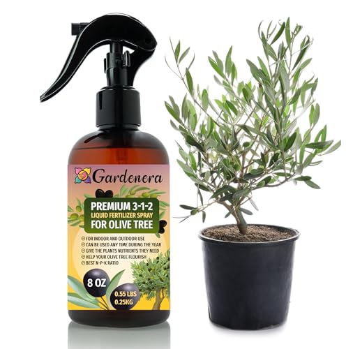 Gardenera Professional Olive Tree Spray Fertilizer Mist for Home Gardening | 3-1-2 Gentle Blend Mist...