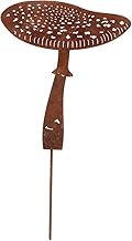Champignon en métal rouillé sur pic Amanite Tue-Mouches