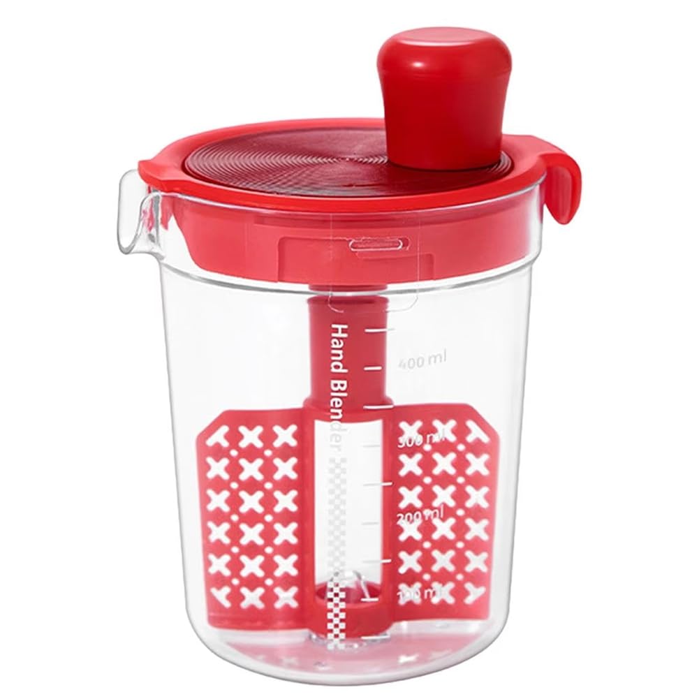 Mixeur manuel pour vinaigrette, avec séparateur d'œufs, appareil de cuisine multifonction pour vinaigrettes, sauces et huiles B