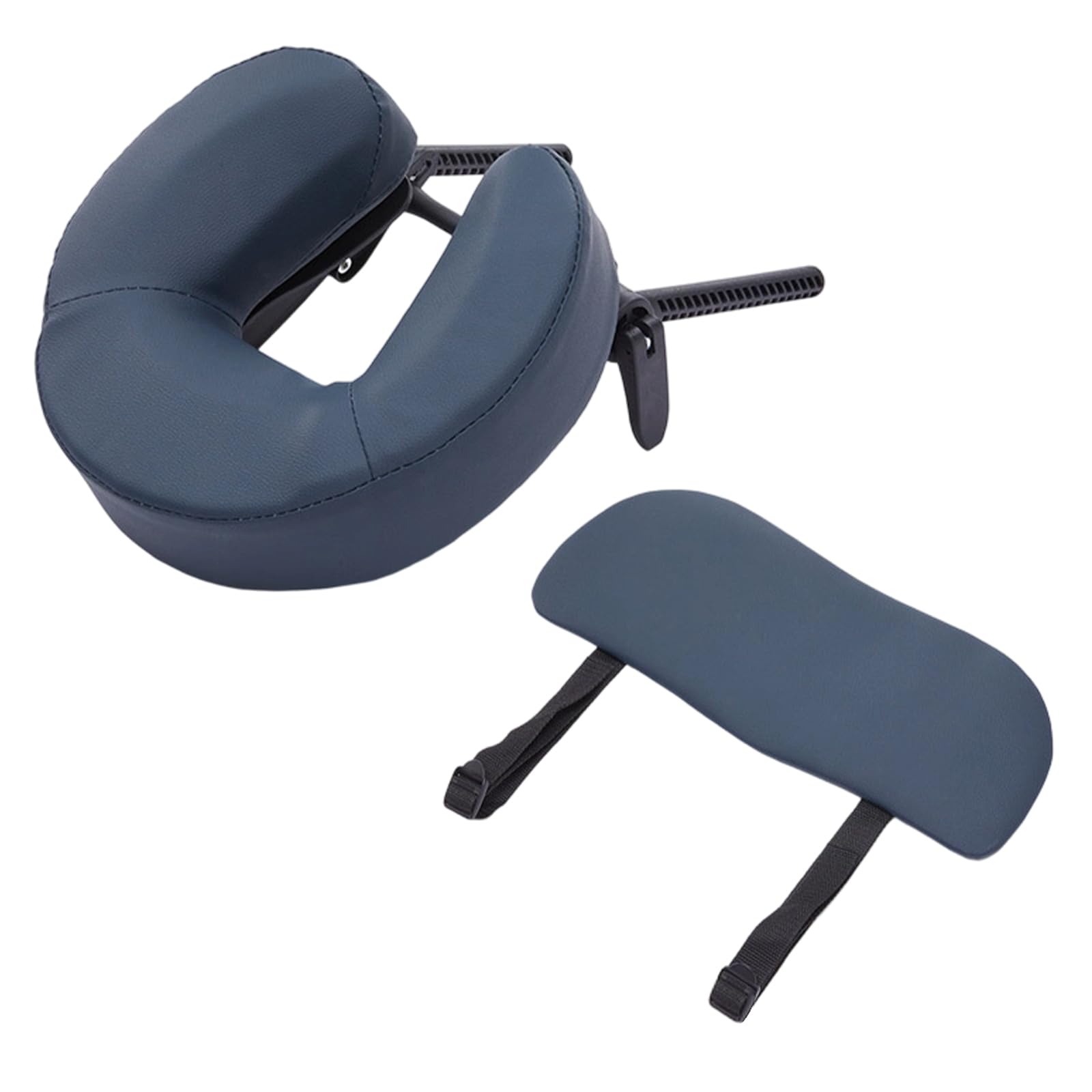 Ergonomic Face Cushion for Massage Soft Padded Anti Pressure Marks Professional Salon Equipment Face Massage Tray Pillow ネイビーブルー